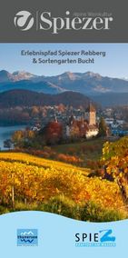 Leaflet Spiez Vineyard Sensory Adventure Trail_german